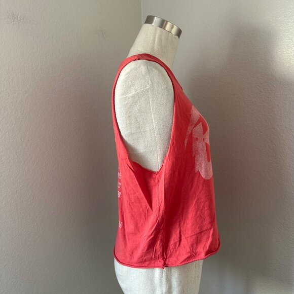 Daydreamer Bowie Ziggy Stardust Tour 72 Tank Top Crew Neck Cotton Blend Raw Edge - Picture 4 of 11